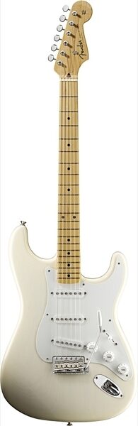 Fender American Vintage '56 Stratocaster Electric Guitar, with Maple Fingerboard and Case, Aged White Blonde