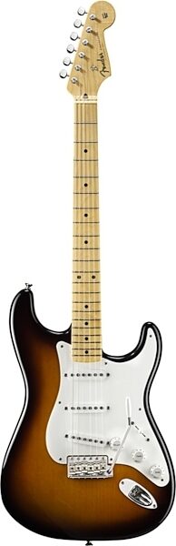Fender American Vintage '56 Stratocaster Electric Guitar, with Maple Fingerboard and Case, 2-Color Sunburst