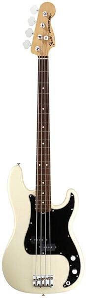 Fender American Special Precision Electric Bass (Rosewood Fretboard, with Gig Bag), Olympic White
