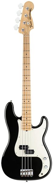 Fender American Special Precision Electric Bass (Maple Fretboard, with Gig Bag), Black