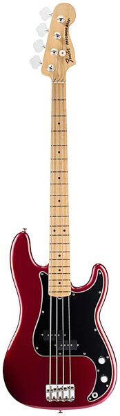 Fender American Special Precision Electric Bass (Maple Fretboard, with Gig Bag), Candy Apple Red