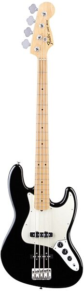 Fender American Special Jazz Electric Bass (Maple Fretboard, with Gig Bag), Black