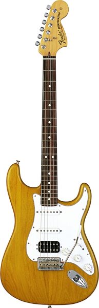 Fender Highway 1 Stratocaster HSS Electric Guitar (Rosewood, with Gig Bag), Amber