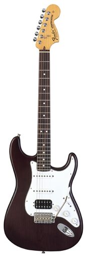 Fender Highway 1 Stratocaster HSS Electric Guitar (Rosewood, with Gig Bag), Cocoa Transparent