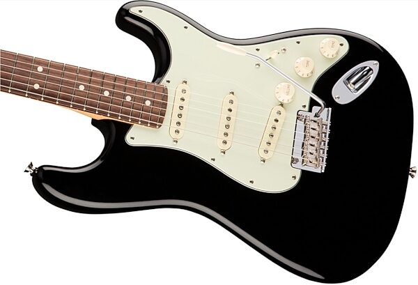Fender American Pro Stratocaster Electric Guitar, Rosewood Fingerboard (with Case), Black View 1