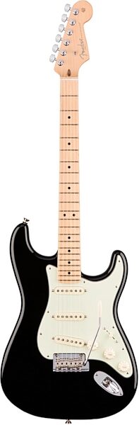 Fender American Pro Stratocaster Electric Guitar, Maple Fingerboard (with Case), Black