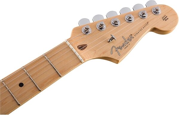 Fender American Pro Stratocaster Electric Guitar, Maple Fingerboard (with Case), Sonic Gray View 5