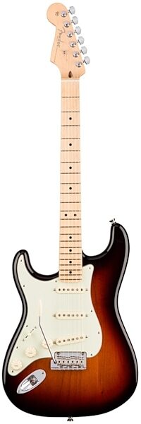 Fender American Pro Stratocaster Electric Guitar, Left-Handed (Maple Fingerboard, with Case), 3-Color Sunburst