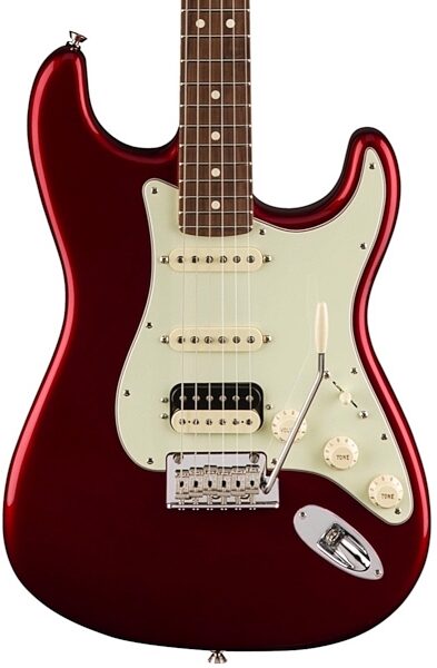 Fender American Pro Stratocaster HSS ShawBucker Electric Guitar, Rosewood Fingerboard (with Case), Body
