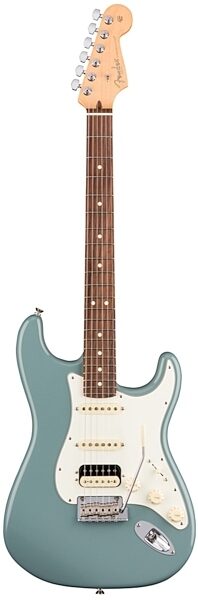 Fender American Pro Stratocaster HSS ShawBucker Electric Guitar, Rosewood Fingerboard (with Case), Sonic Gray