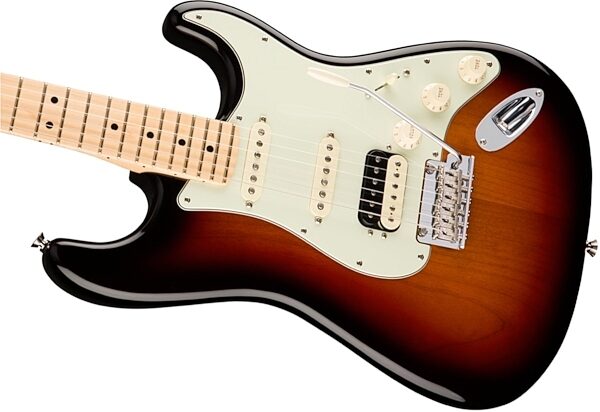 Fender American Pro Stratocaster HSS ShawBucker Electric Guitar, Maple Fingerboard (with Case), 3-Color Sunburst View 1