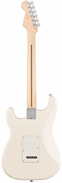 Fender American Pro Stratocaster HSS ShawBucker Electric Guitar, Maple Fingerboard (with Case), Olympic White Back