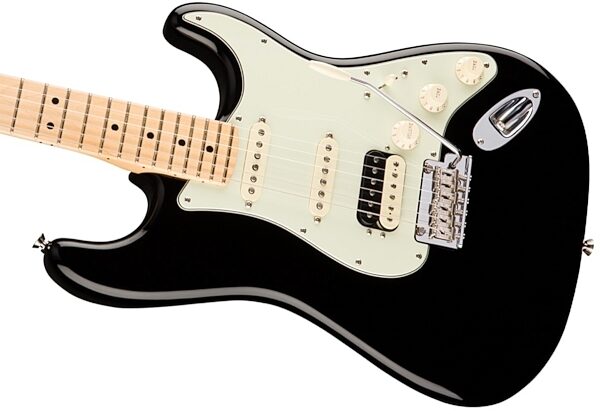 Fender American Pro Stratocaster HSS ShawBucker Electric Guitar, Maple Fingerboard (with Case), Black View 5
