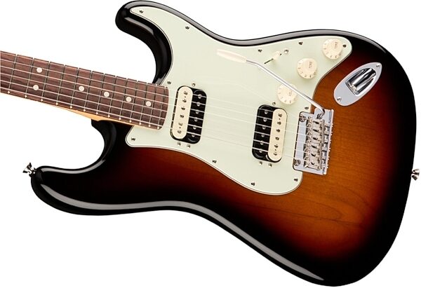Fender American Pro Stratocaster HH ShawBucker Electric Guitar, Rosewood Fingerboard (with Case), 3-Color Sunburst View 1