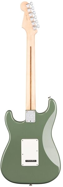 Fender American Pro Stratocaster HSS ShawBucker Electric Guitar, Maple Fingerboard (with Case), Antique Olive View 6