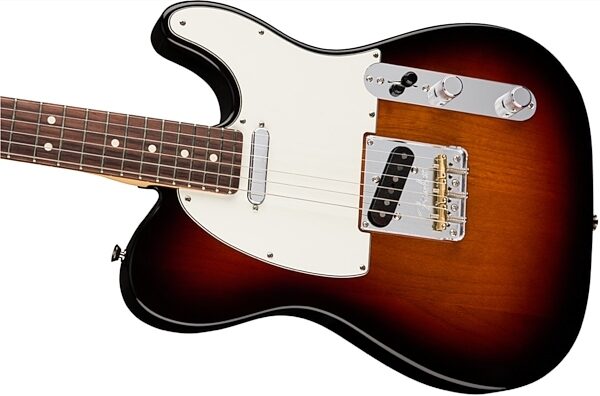 Fender American Pro Telecaster Electric Guitar, Rosewood Fingerboard (with Case), 3-Color Sunburst View 1
