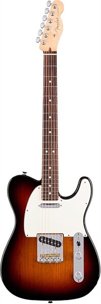 Fender American Pro Telecaster Electric Guitar, Rosewood Fingerboard (with Case), 3-Color Sunburst