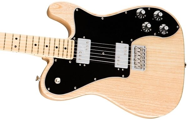 Fender American Pro Telecaster Deluxe ShawBucker Electric Guitar, Maple Fingerboard (with Case), Natural View 5