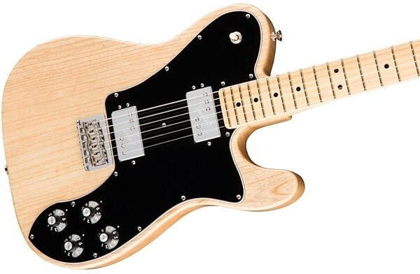 Fender American Pro Telecaster Deluxe ShawBucker Electric Guitar, Maple Fingerboard (with Case), Natural View 1