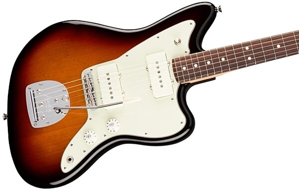Fender American Pro Jazzmaster Electric Guitar, Rosewood Fingerboard (with Case), 3-Color Sunburst View 2
