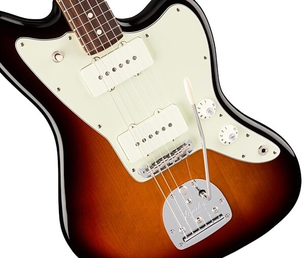 Fender American Pro Jazzmaster Electric Guitar, Rosewood Fingerboard (with Case), 3-Color Sunburst View 3