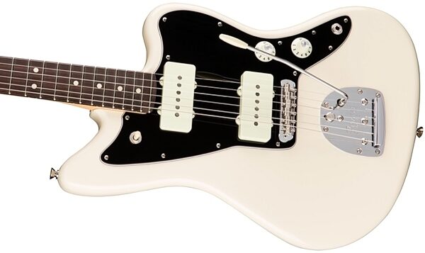 Fender American Pro Jazzmaster Electric Guitar, Rosewood Fingerboard (with Case), Olympic White View 1