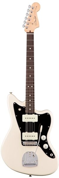 Fender American Pro Jazzmaster Electric Guitar, Rosewood Fingerboard (with Case), Olympic White