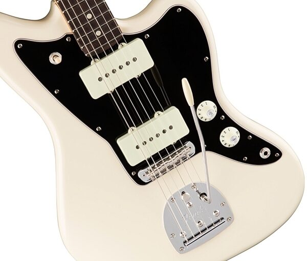 Fender American Pro Jazzmaster Electric Guitar, Rosewood Fingerboard (with Case), Olympic White View 3