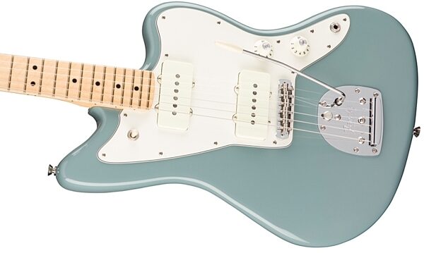 Fender American Pro Jazzmaster Electric Guitar, Maple Fingerboard (with Case), Mystic Seafoam View 5