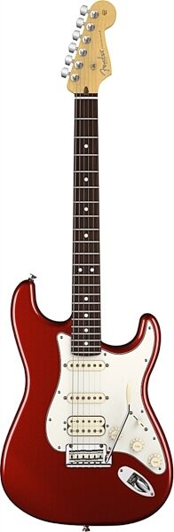 Fender American Standard Stratocaster HSS Electric Guitar, with Rosewood Fingerboard and Case, Mystic Red