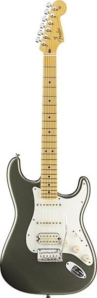 Fender American Standard Stratocaster HSS Electric Guitar, Maple Fingerboard with Case, Jade Pearl