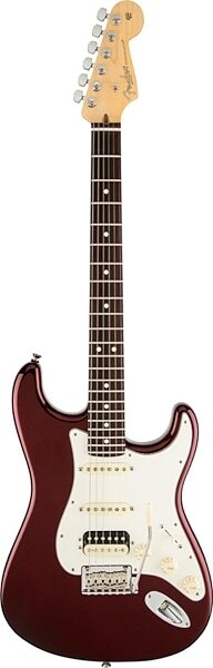 Fender American Standard Stratocaster HSS Shawbucker Electric Guitar, Rosewood Fingerboard (with Case), Bordeaux