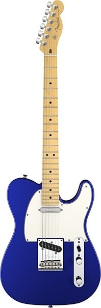 Fender American Standard Telecaster Electric Guitar, Maple Fingerboard with Case, Mystic Blue