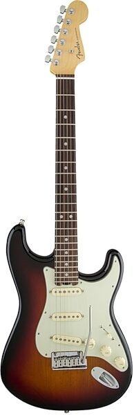 Fender American Elite Stratocaster Electric Guitar (Rosewood, with Case), 3-Color Sunburst