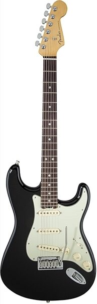 Fender American Elite Stratocaster Electric Guitar (Rosewood, with Case), Mystic Black