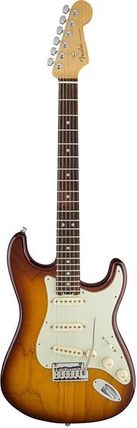 Fender American Elite Stratocaster Electric Guitar (Rosewood, with Case), Tobacco Sunburst