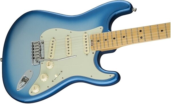 Fender American Elite Stratocaster Electric Guitar (Maple, with Case), Skyburst Metallic Body Right