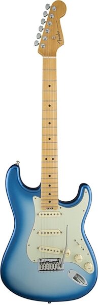 Fender American Elite Stratocaster Electric Guitar (Maple, with Case), Skyburst Metallic