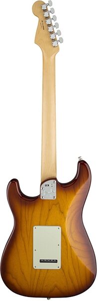 Fender American Elite Stratocaster Electric Guitar (Maple, with Case), Tobacco Sunburst Back