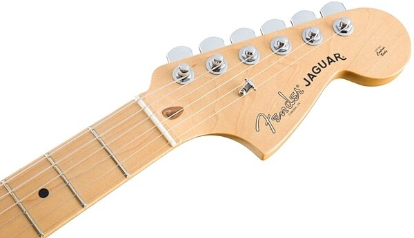 Fender American Pro Jaguar Electric Guitar, Maple Fingerboard (with Case), Antique Olive View 4
