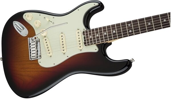 Fender American Elite Stratocaster Electric Guitar, Left-Handed (Rosewood, with Case), Body Right