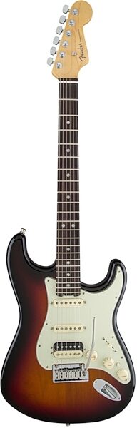 Fender American Elite Stratocaster HSS Shawbucker Electric Guitar (Rosewood, with Case), 3-Tone Sunburst