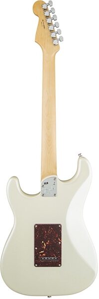 Fender American Elite Stratocaster HSS Shawbucker Electric Guitar (Rosewood, with Case), Olympic White Back