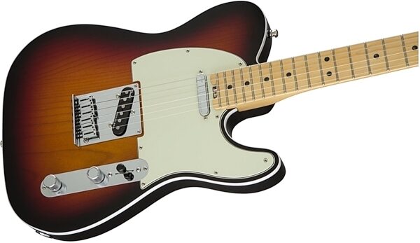Fender American Elite Telecaster Electric Guitar (Maple, with Case), 3-Color Sunburst Body Right