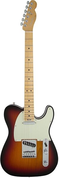 Fender American Elite Telecaster Electric Guitar (Maple, with Case), 3-Color Sunburst