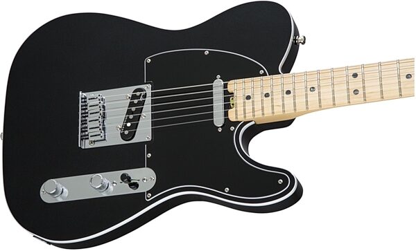 Fender American Elite Telecaster Electric Guitar (Maple, with Case), Black Body Right