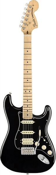 Fender American Performer Stratocaster HSS Electric Guitar, Maple Fingerboard (with Gig Bag), Black, Open Box (Very Good), Main