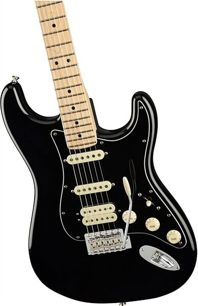 Fender American Performer Stratocaster HSS Electric Guitar, Maple Fingerboard (with Gig Bag), Black, Open Box (Very Good), View