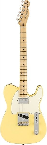 Fender American Performer Telecaster Humbucker Electric Guitar, Maple Fingerboard (with Gig Bag), Vintage White, Open Box (Very Good), Main