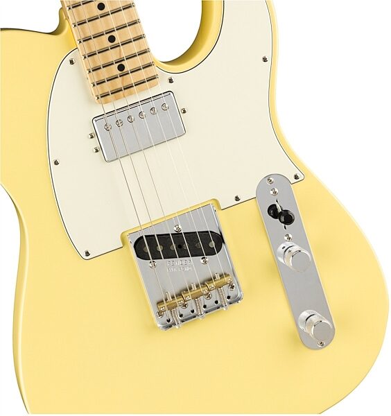 Fender American Performer Telecaster Humbucker Electric Guitar, Maple Fingerboard (with Gig Bag), Vintage White, Open Box (Very Good), View